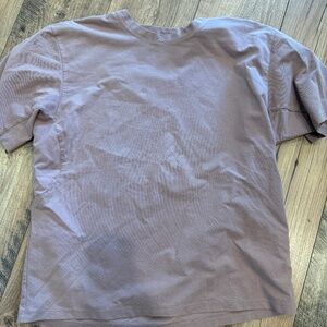 Lululemon Heavyweight Short Sleeve T-shirt - Light Red/Pink - Large